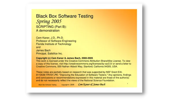 Scripted Testing and Inattentional Blindness (PDF)