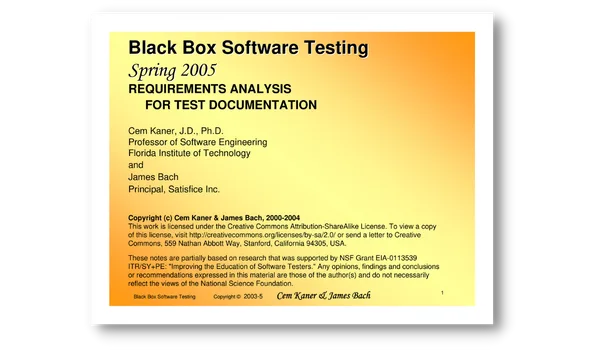 Test documentation (PDF